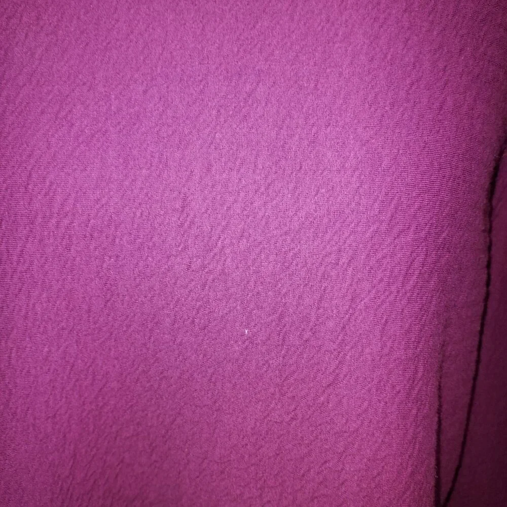 Soft Surroundings Cowl Neck Purple Sweater Size Large